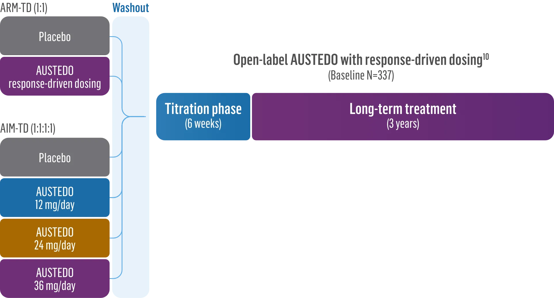 Study design schematic for the RIM-TD long-term study.